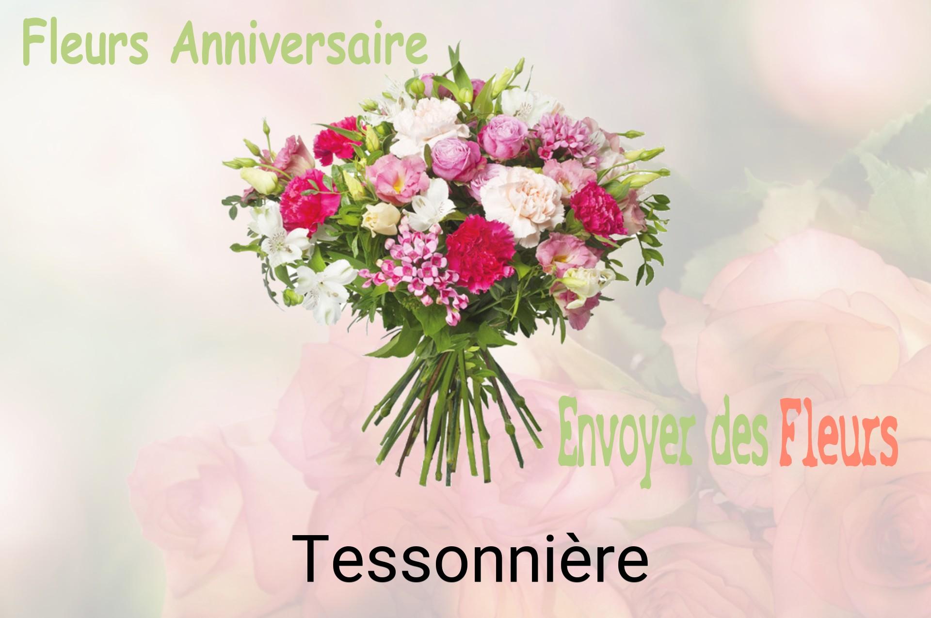 Bouquet de fleurs d’anniversaire livré à Tessonnière